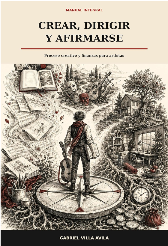 Portada del manual integral Crear, dirigir y afirmarse, de Gabriel Villa Avila